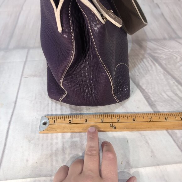 Furla Purple Piper Lux Leather Crossbody Turnlock Women's Shoulder Handbag - Picture 5 of 12